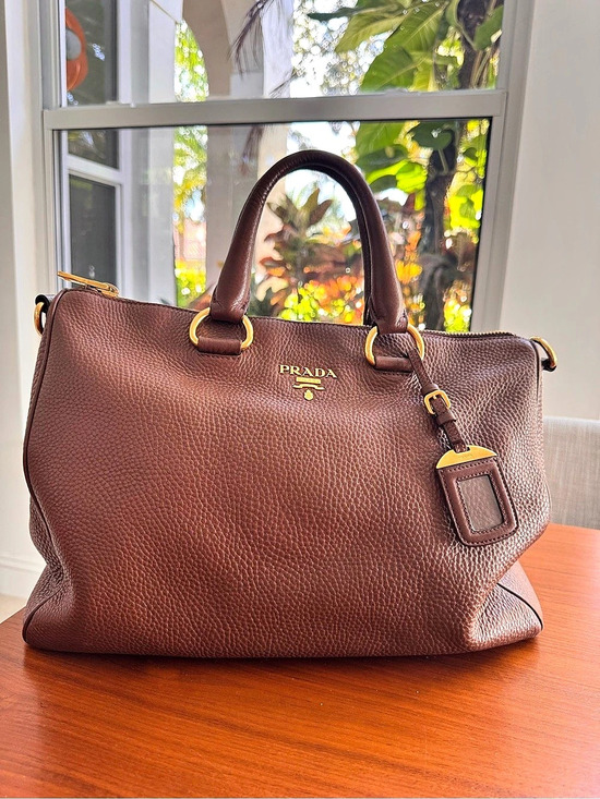Prada Handbags - Prada Brown Satchel